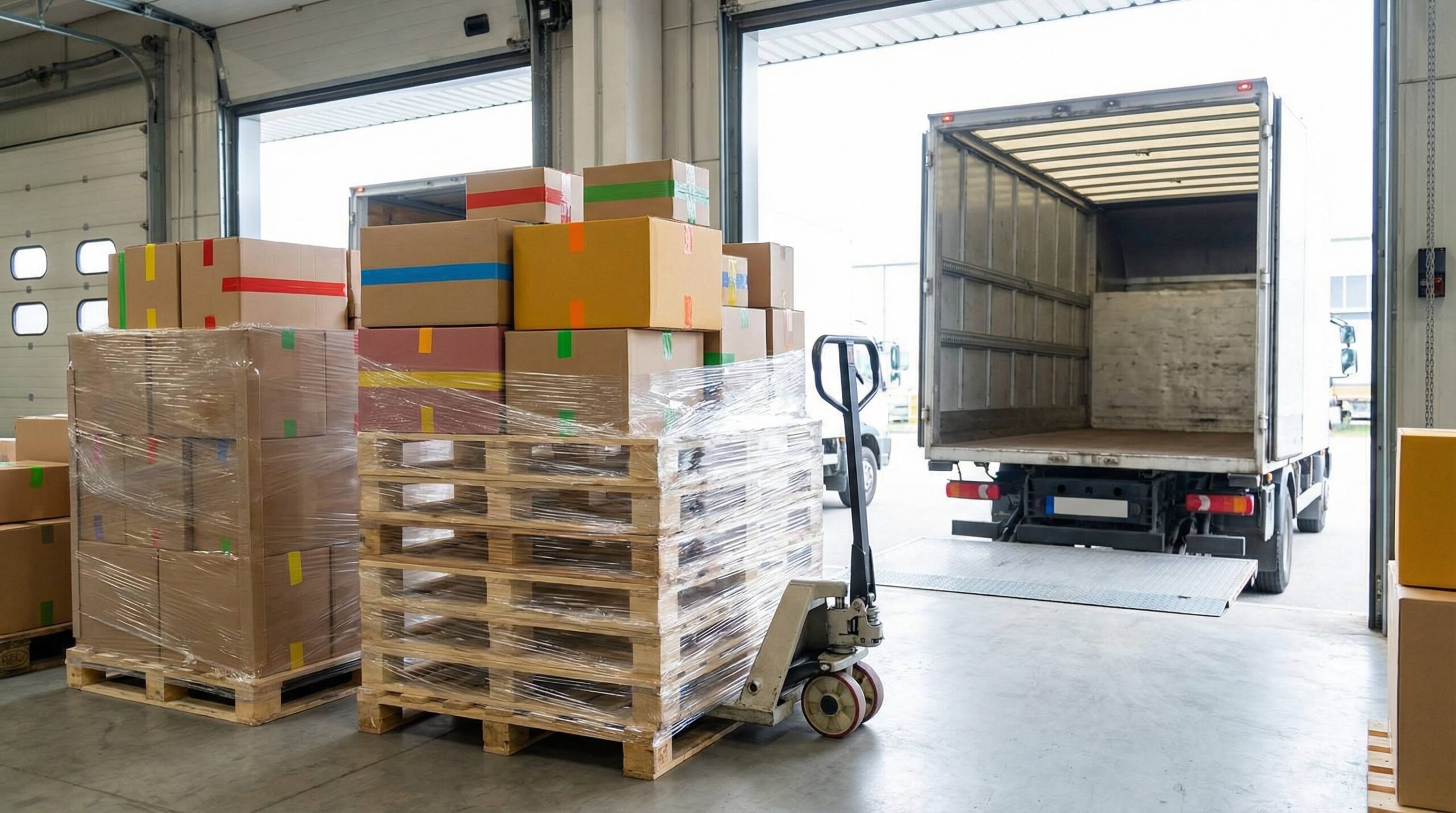 the shipment was prepared for onward transport